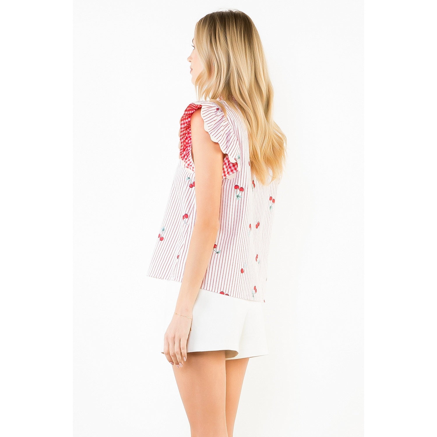 THML Women Cherry Print Top, 100% Cotton – FLAIR ON 3RD