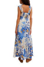 SASHA MAXI DRESS - PORECLAIN COMBO