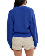 Vienna Cardigan - Blue Beam