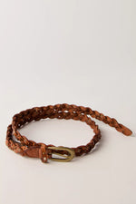 Sol Stud Belt - Cognac