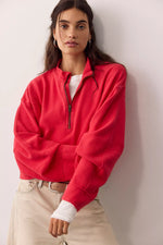 Celeste Quarterzip - Salsa
