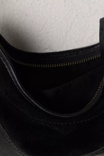 Sindy Leather Shoulder Bag - Black