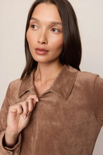 Connie Mini Dress - Walnut