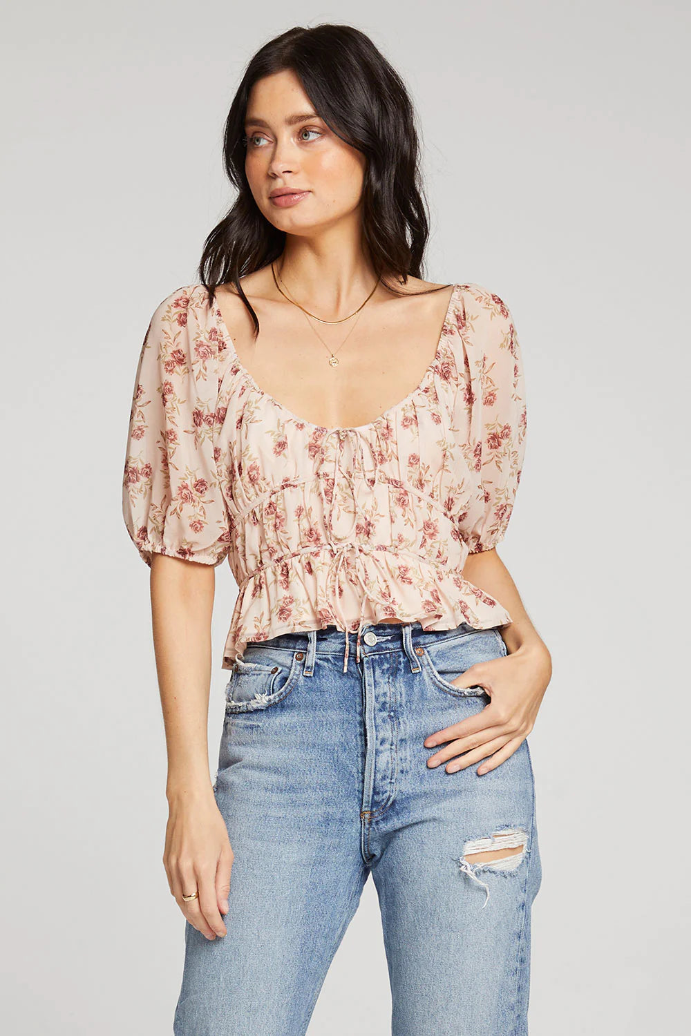 ELIA FLORAL TOP