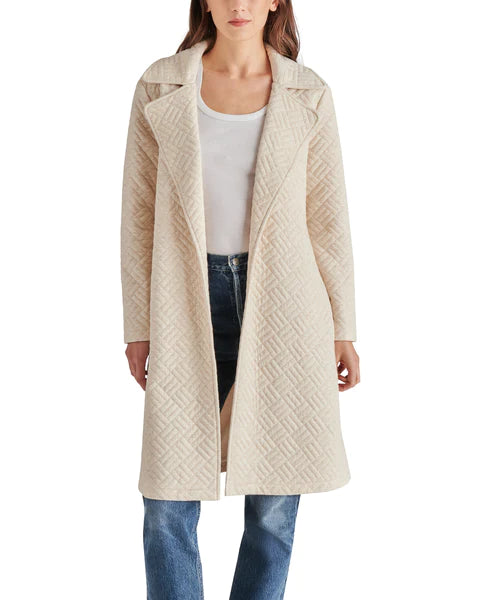 JANA QUILTED TRENCH - OATMEAL