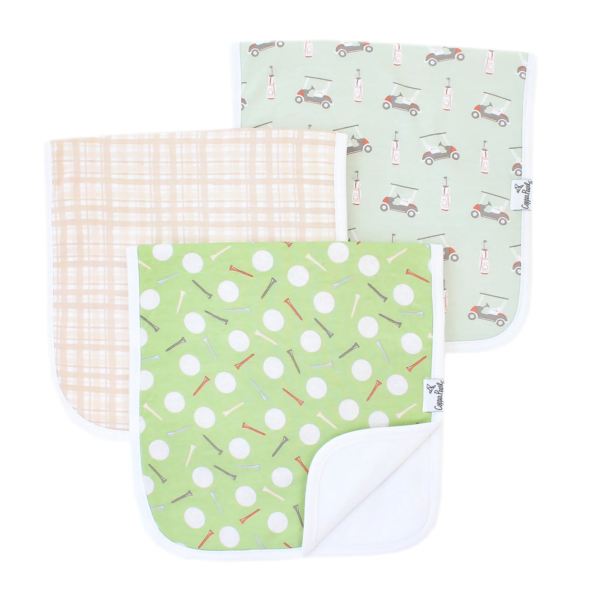 BURP CLOTH SET (click for more colors)