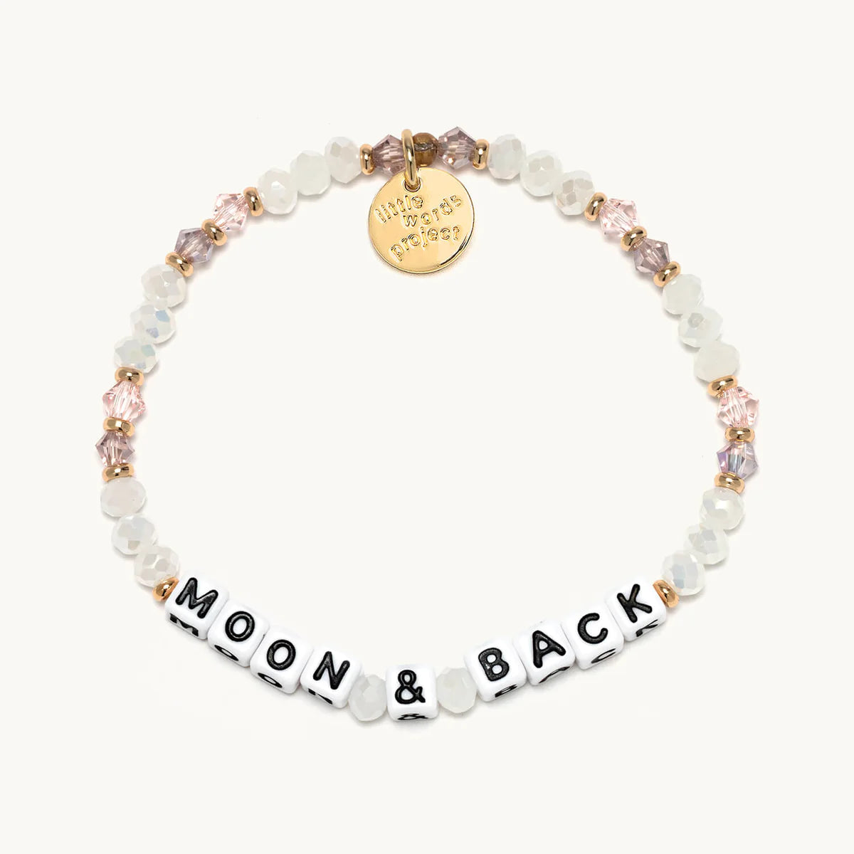 MOON & BACK BEADED BRACELET