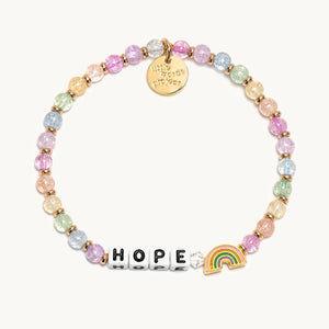 HOPE BEADED BRACELET WITH CHARM