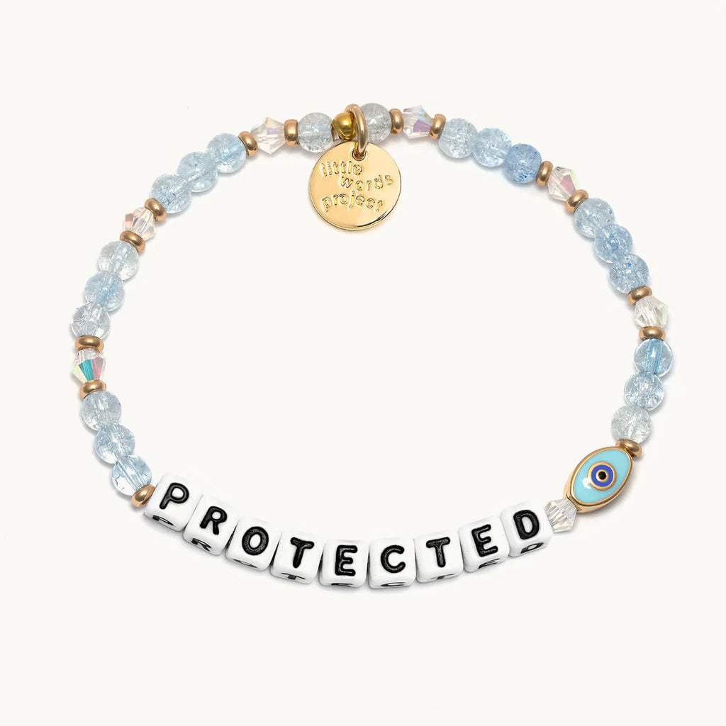 PROTECTED BEADED BRACELET WITH CHARM