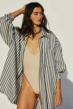 FREDDIE STRIPE SHIRT-NAUTICAL