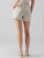 LINEN SHORTS-VINEYARD STRIPE