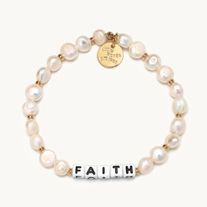 FAITH - FRESH WATER BEADED BRACELET