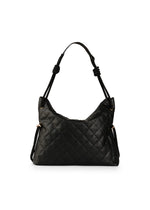 STACEY PEBBLED SHOULDER BAG-BLACK