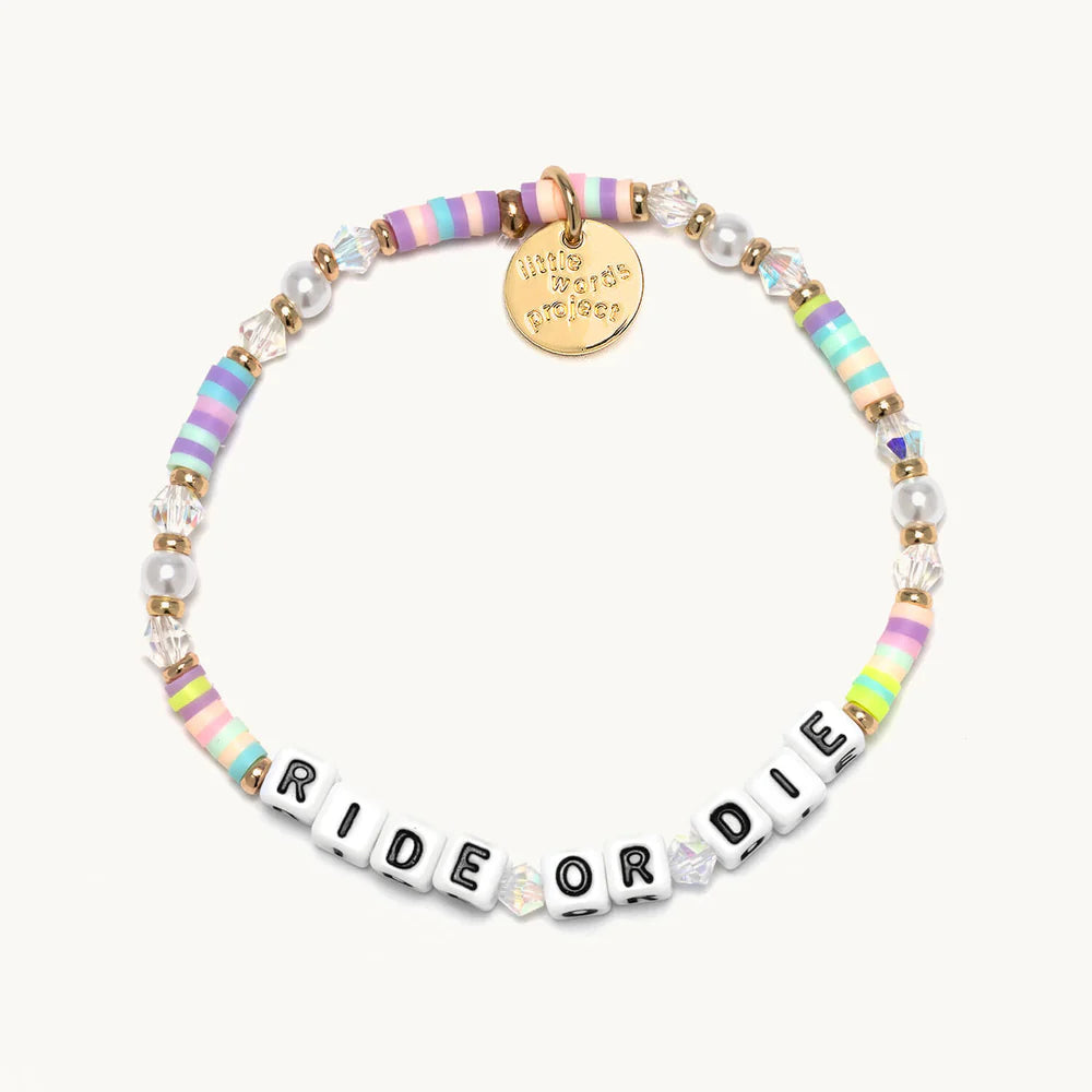 RIDE OR DIE BEADED BRACELET