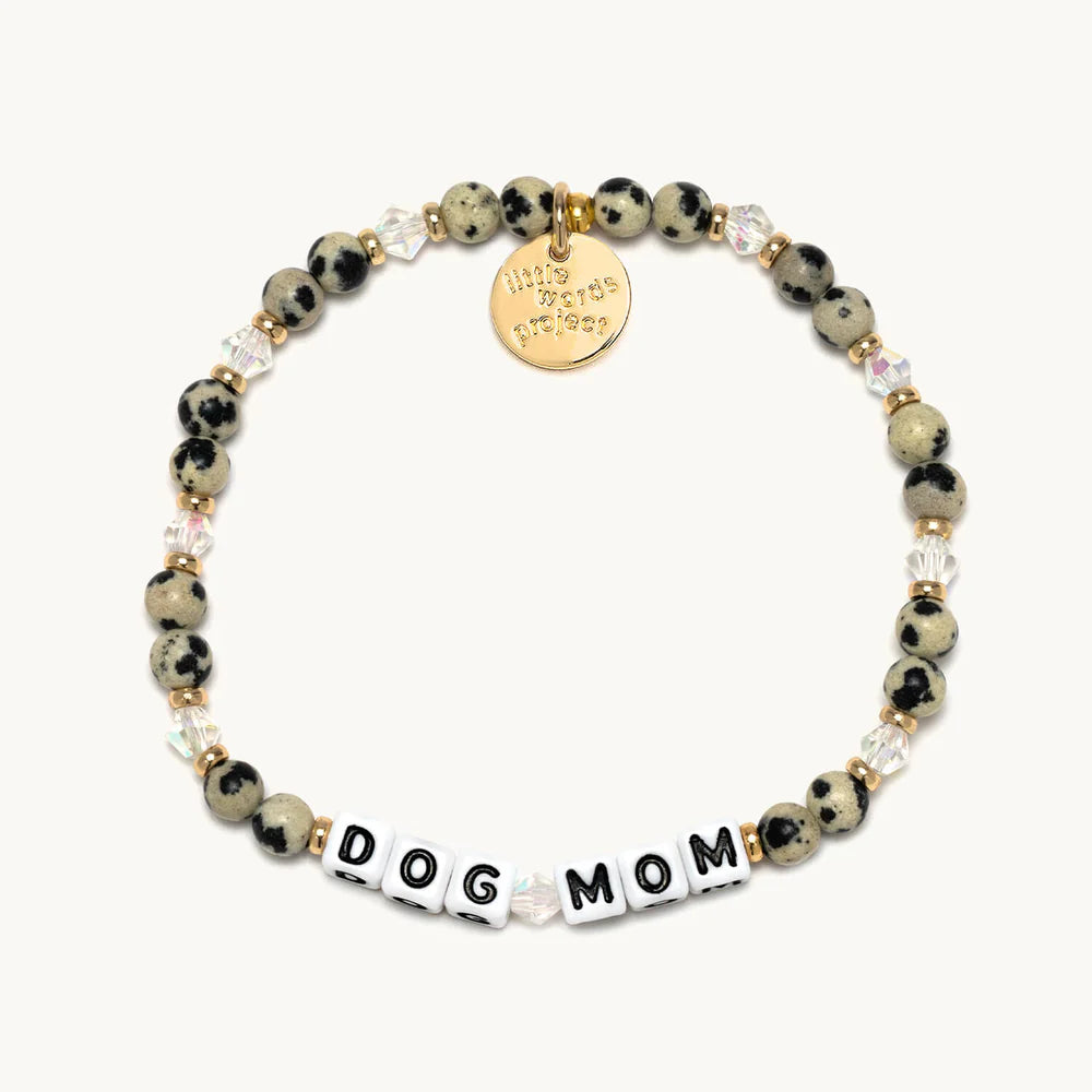 DOG MOM BEADED BRACELET