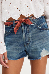 NOW OR NEVER DENIM SHORTS-SUNSATIONAL