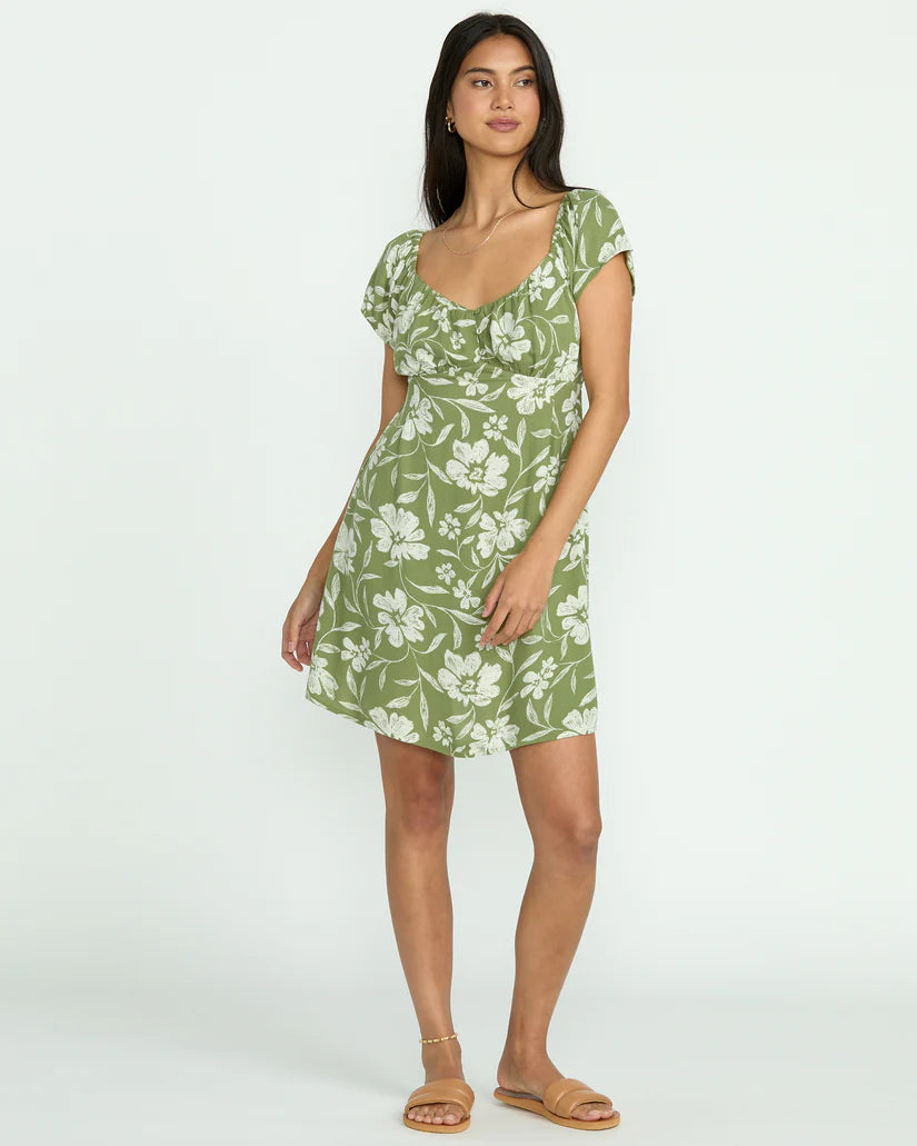 FALL FOR YOU DRESS - RANGER GREEN