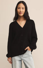VOYAGER CARDIGAN - BLACK