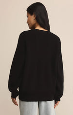 VOYAGER CARDIGAN - BLACK
