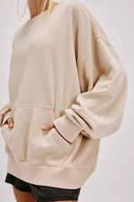 SLOW IT DOWN PULLOVER-MORNING OAT