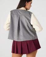 ROONEY JACKET-HEATHER GREY