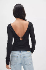 RILEY LONG SLEEVE-BLACK