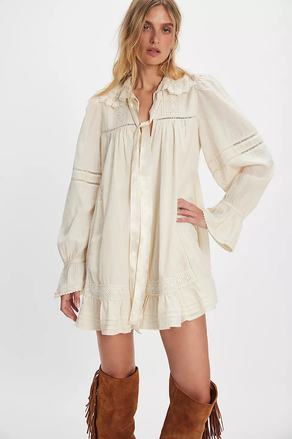 5 O’CLOCK TEA TIME MINI DRESS-TEA