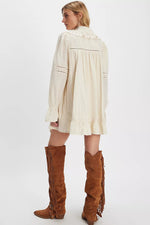 5 O’CLOCK TEA TIME MINI DRESS-TEA