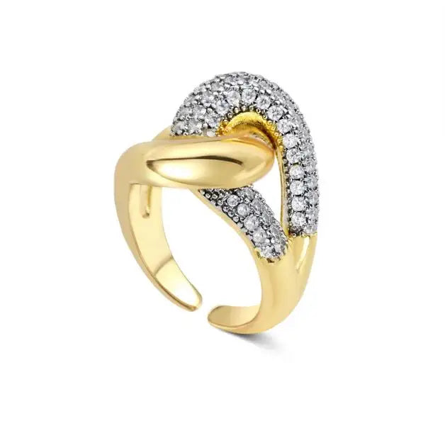 PAVE KNOT RING