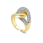 PAVE KNOT RING