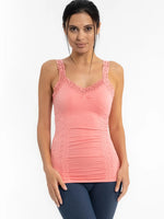SEAMLESS LACE TANK