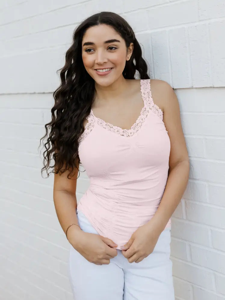 SEAMLESS LACE TANK