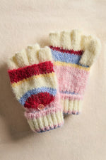 SUPER STRIPE GLOVE - IVORY COMBO
