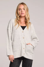 ENNZA CARDIGAN - OATMEAL