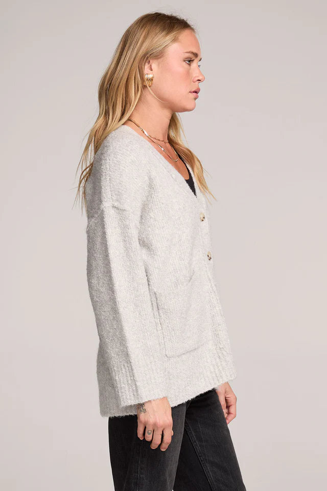 ENNZA CARDIGAN - OATMEAL