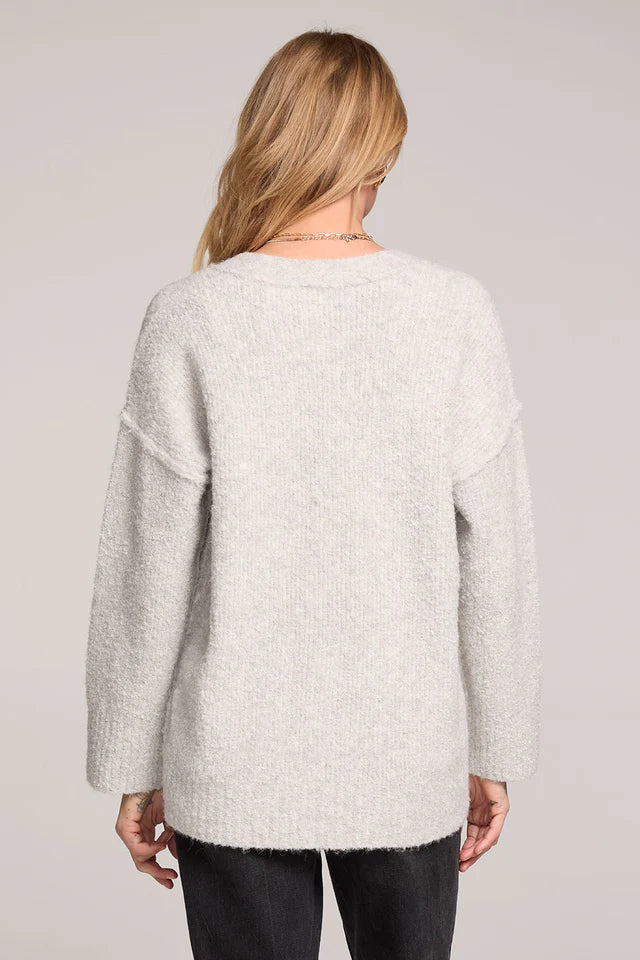 ENNZA CARDIGAN - OATMEAL