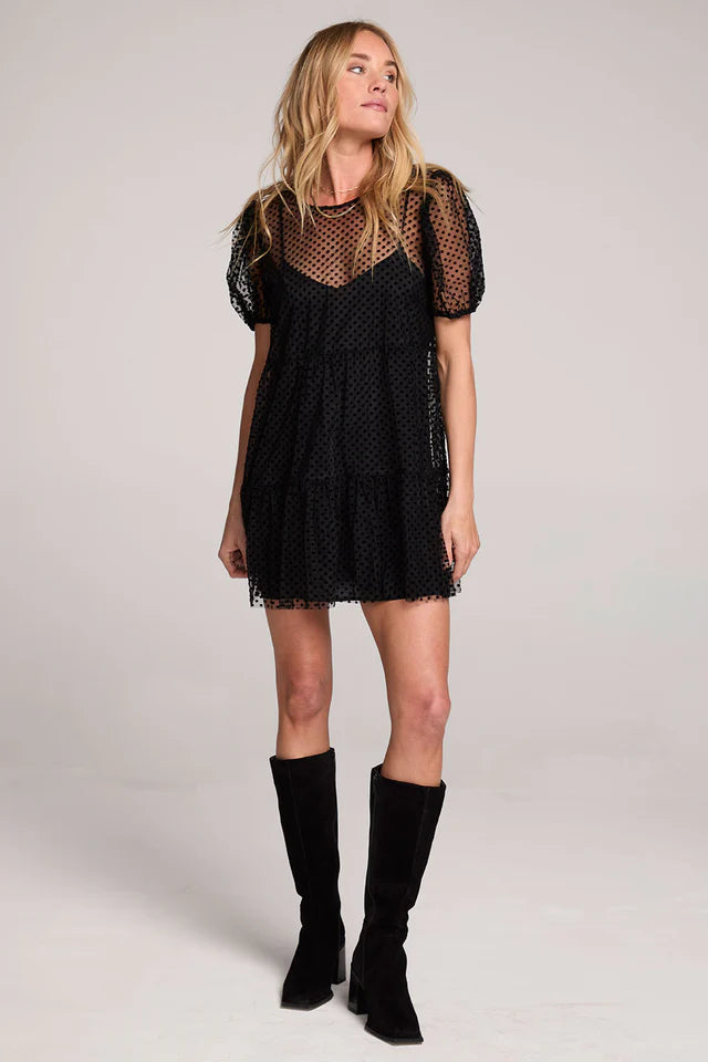 YAZ MINI DRESS - BLACK