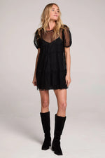 YAZ MINI DRESS - BLACK