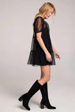YAZ MINI DRESS - BLACK