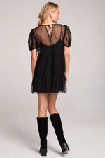 YAZ MINI DRESS - BLACK