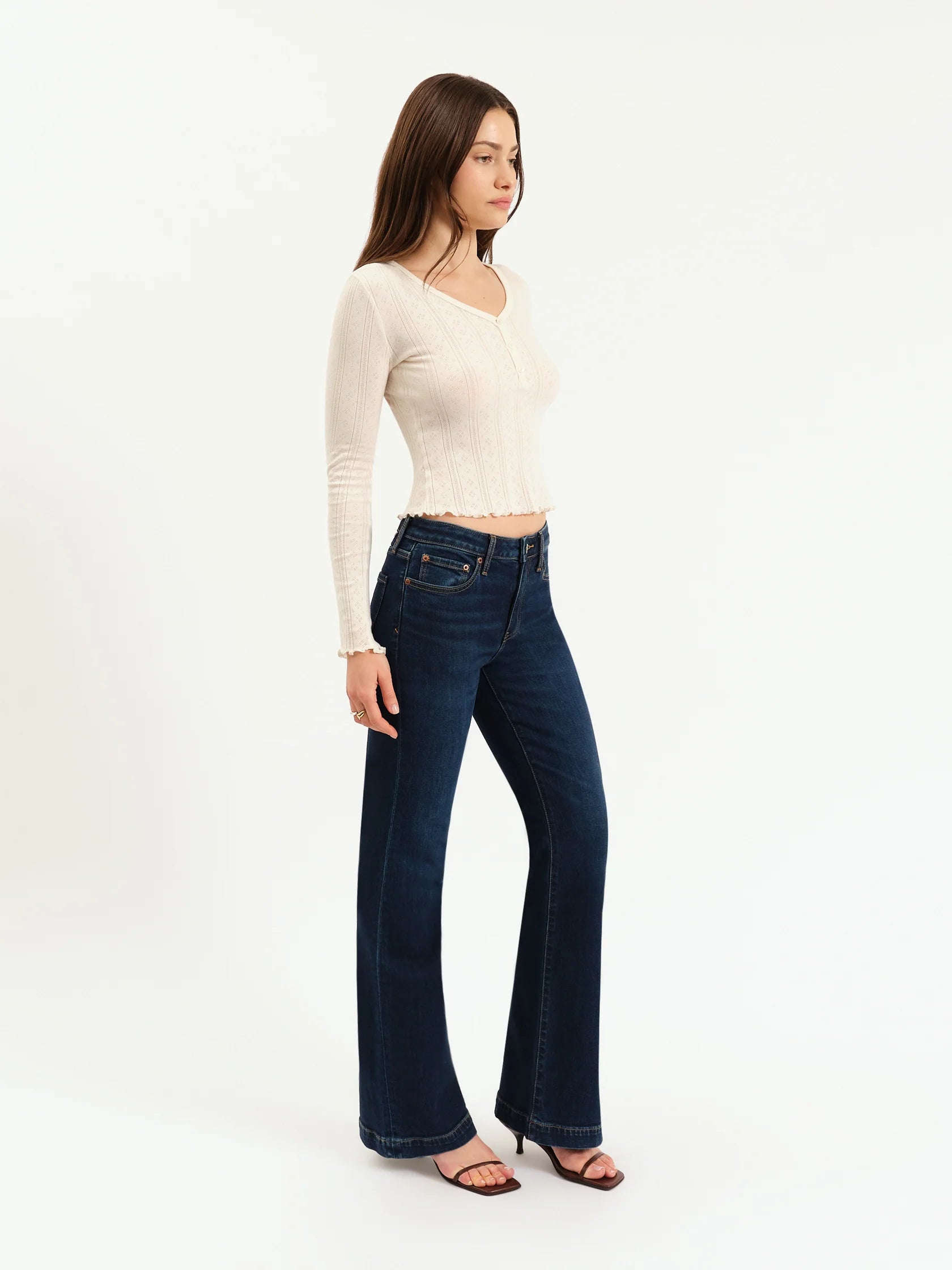 HEART BREAKER MID RISE FLARE-HIT MAKER