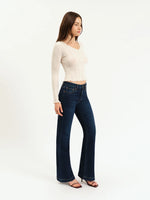 HEART BREAKER MID RISE FLARE-HIT MAKER