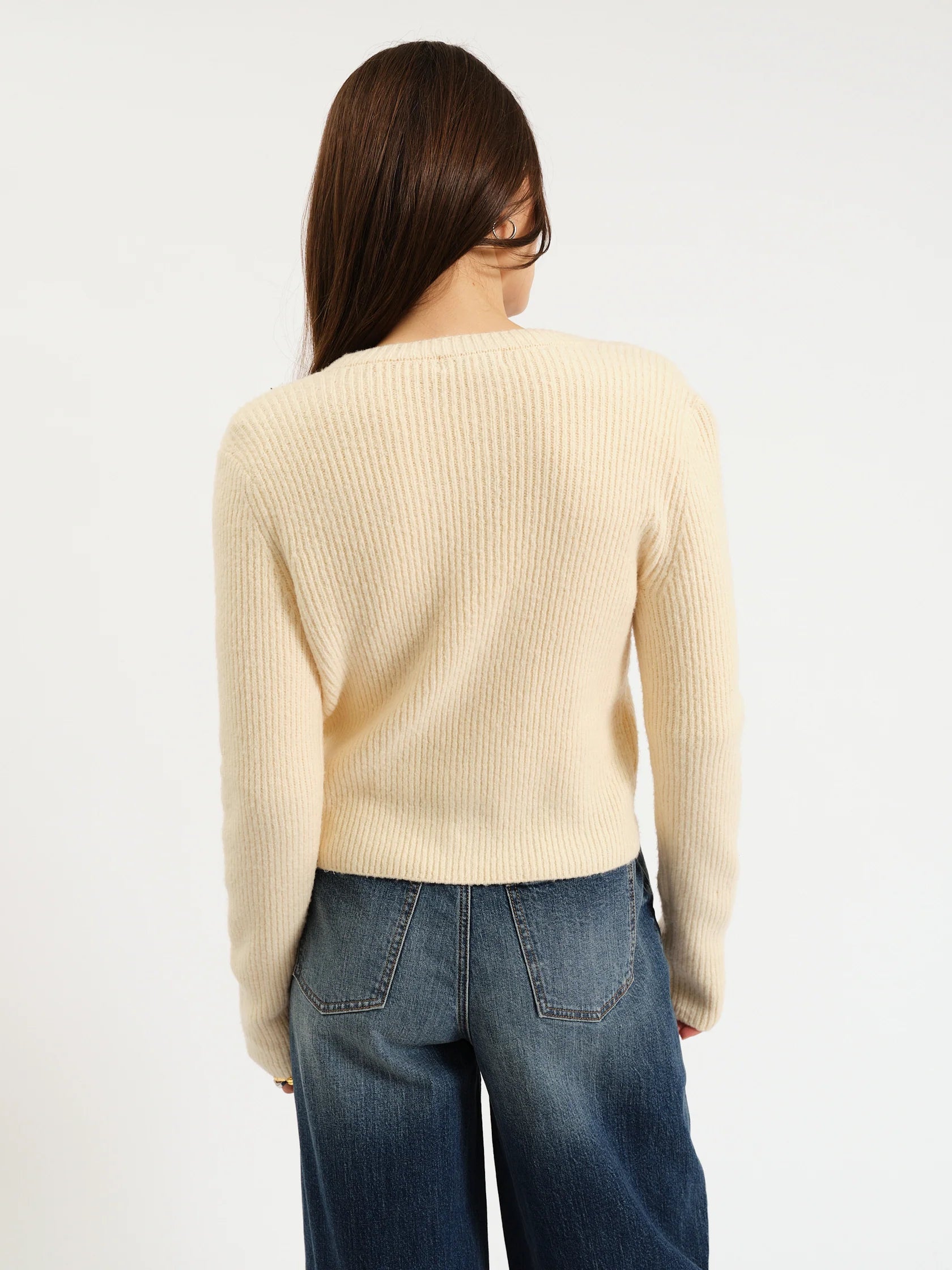 MUSE EMBELLISHED CARDIGAN - IVORY