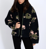SHERPA JACKET-BLACK MULTI PRINT