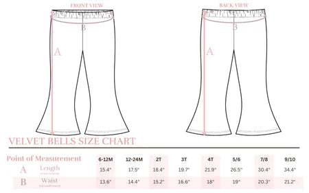 RIBBED VELVET BELLS-BLACK