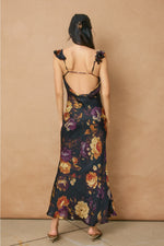 SLIP DRESS-MIDNIGHT FLORAL