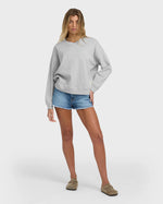 CAMBRIDGE VNECK SWEATSHIRT-GREY