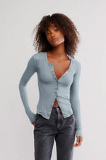 GOING PLACES TOP-PEARL BLUE