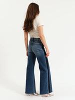 FAR OUT HIGH RISE WIDE LEG - TUXEDO