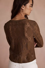JAE KNIT LONG SLEEVE - CHICORY COFFEE